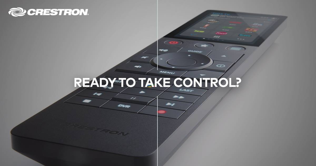 Crestron 310 Series handheld remote