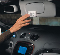 Access control from your car with Lutron and Savant.